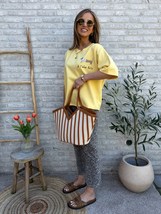 Leopard Mom Jeans / Brown