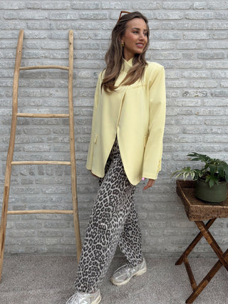 Minimal Chic Blazer / Yellow