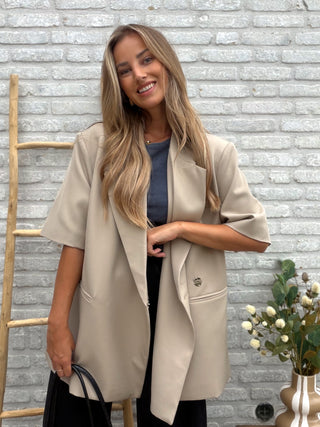 Oversized Chic Blazer / Beige