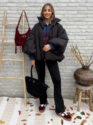 Oversized Puffer Jacket / Classic Black