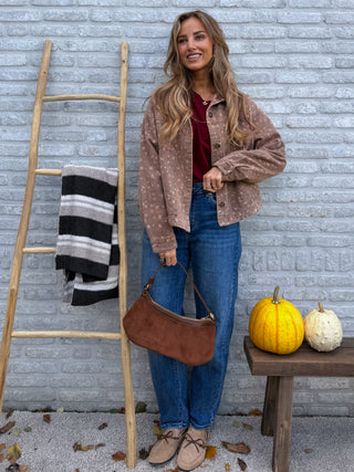 Bambi Denim Jacket / Camel