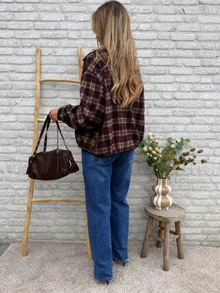 Mid Waist Stretch Jeans / Blue
