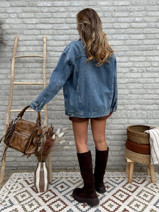 Denim Oversized Jacket / Blue