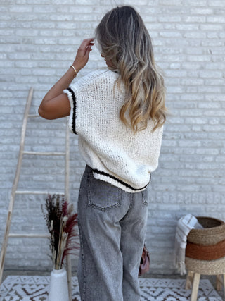 Soft Teddy Gilet / White