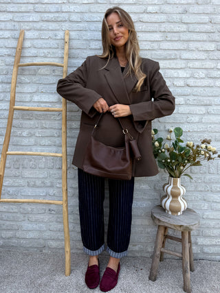 Oversized Longsleeve Blazer / Brown
