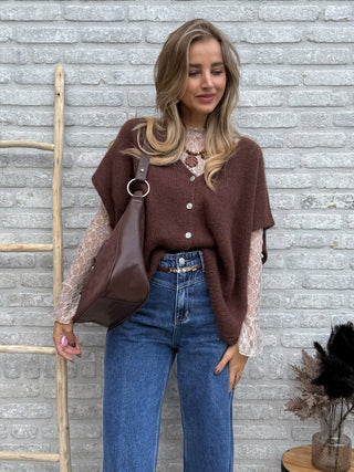 Loose Cozy Knit / Brown