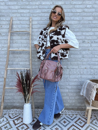 Wild Thing Vest / Cow Print