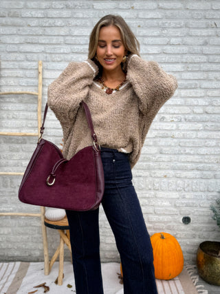 Soft Teddy Sweater / Camel