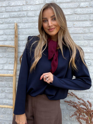 Cosy Cashmere Scarf Knit / Bordeaux