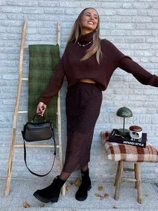 Turtleneck Knit / Brown