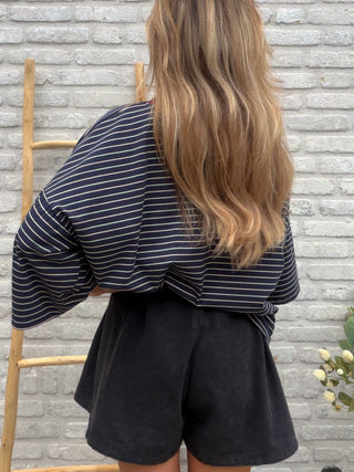 Wash Wide Short / Black
