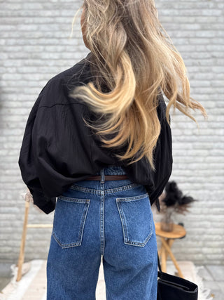 Basic Oversized Shirt / Black