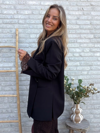Oversized Longsleeve Blazer / Black