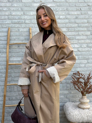 Oversized Trench Coat / Beige