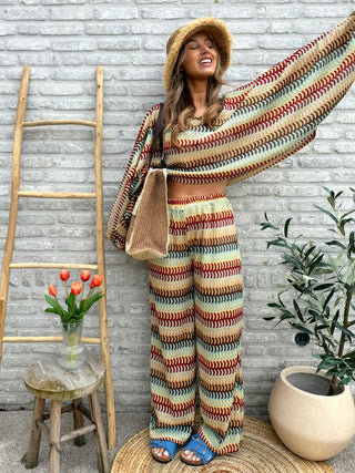 Crochet Co-Ord Set / Multi