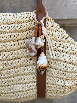 Seashell Bag Charm / Nude