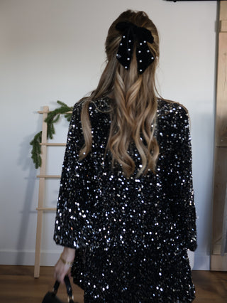 Glimmering Cocktail Dress / Black