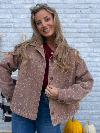 Bambi Denim Jacket / Camel