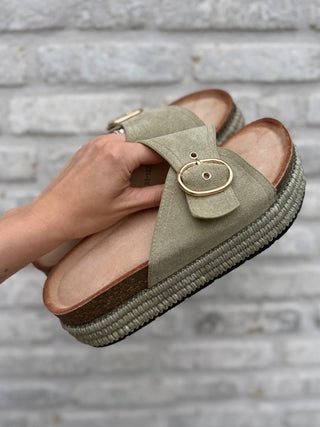 Platform Slides / Mint Green