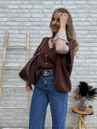 Loose Cozy Knit / Brown