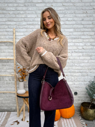 Soft Teddy Sweater / Camel