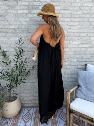 Midnight Lace Dress / Black
