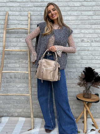 Cozy Street Vest / Grey