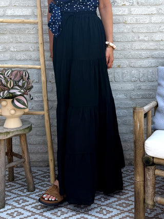 Flowy Maxi Skirt / Black
