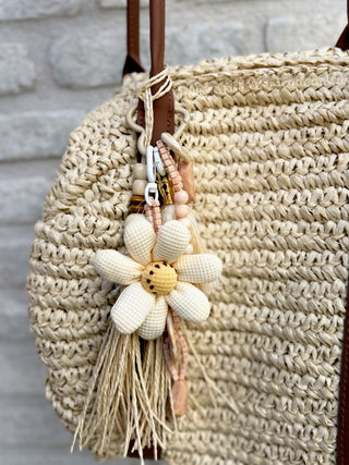 Bloom Bag Charm / Beige