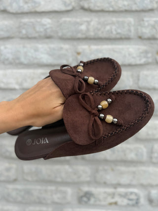 Suede Loafers / Chocolate Brown