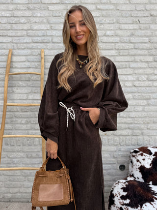 The Soft Co-Ord Set / Brown