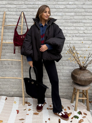 Oversized Puffer Jacket / Classic Black