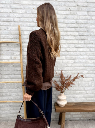 Soft Balloon Knit / Brown