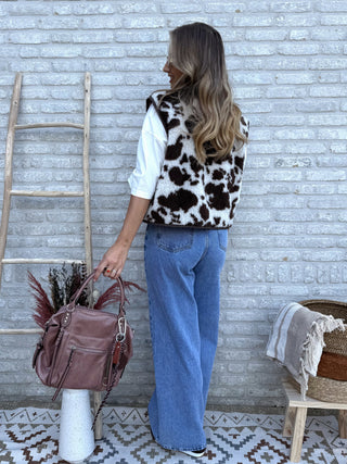Wild Thing Vest / Cow Print