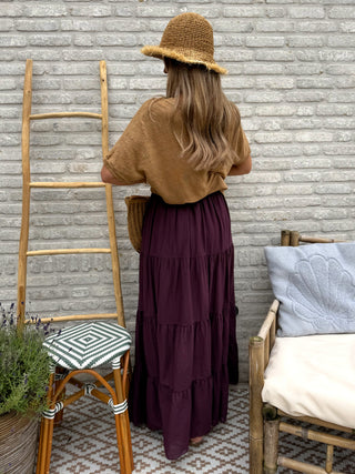 Relaxed Linen Tee / Camel