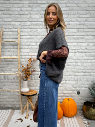 Loose Cozy Knit / Grey