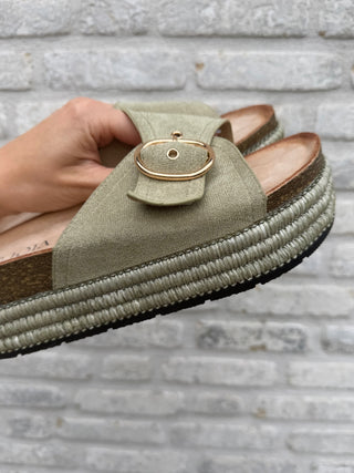 Platform Slides / Mint Green