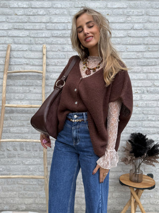 Loose Cozy Knit / Brown