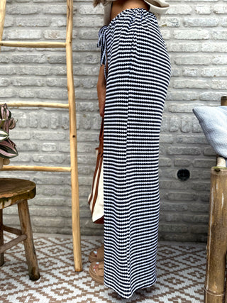 Everyday Stripe Pants / Marine Blue