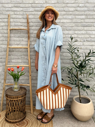 Soft Breeze Maxi Dress / Blue