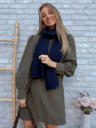 Knit Scarf / Blue