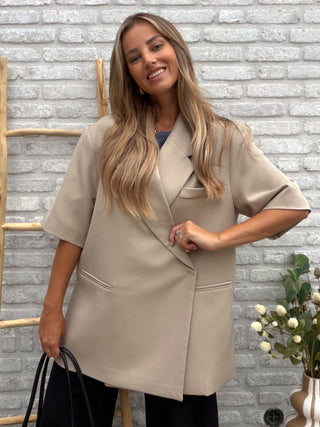 Oversized Chic Blazer / Beige