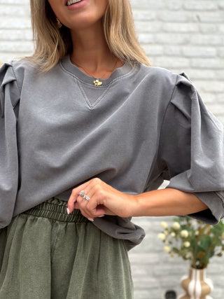 Wash Wide Short / Khaki