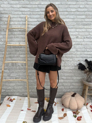 Soft Mocha Knit / Brown