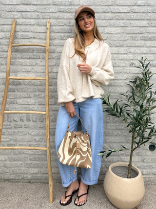 Soft Knit Vest / Beige