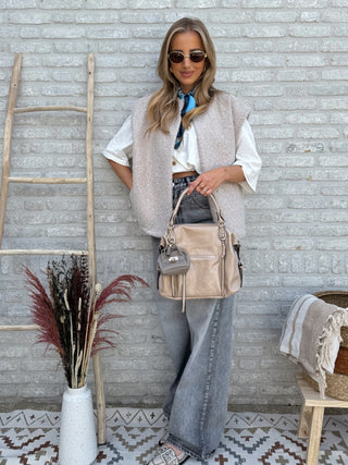 Cozy Street Vest / Beige