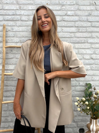 Oversized Chic Blazer / Beige