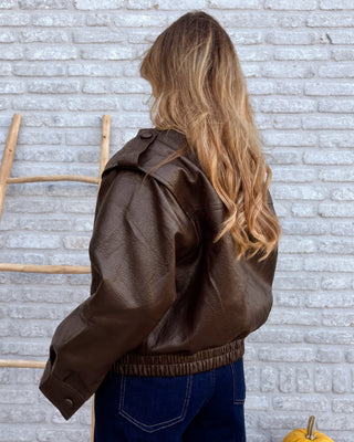 Leather Jacket / Brown