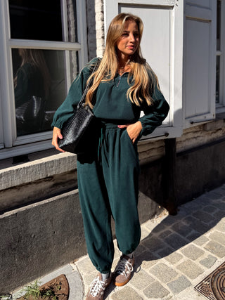 Corduroy Co-Ord Set / Dark Green