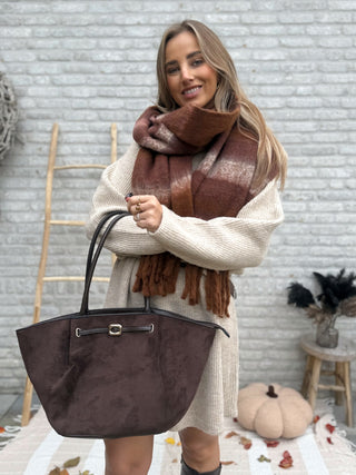 Knitted Sweater Dress / Beige